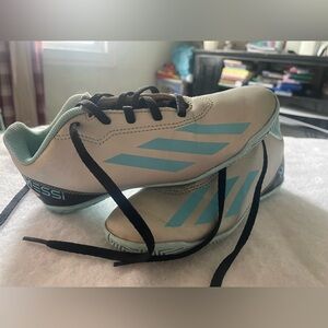 Adidas x crazyfast Messi.3 Turf Soccer Shoes Metallic silver sz 2.5